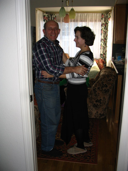 at parents house