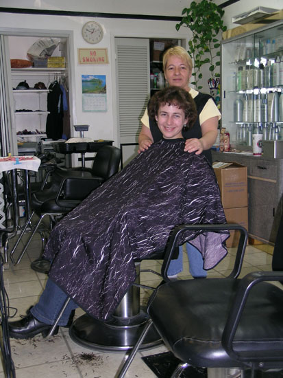 Anna (Lyudmila) haircut