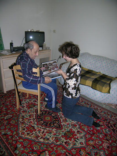 watching our wedding album