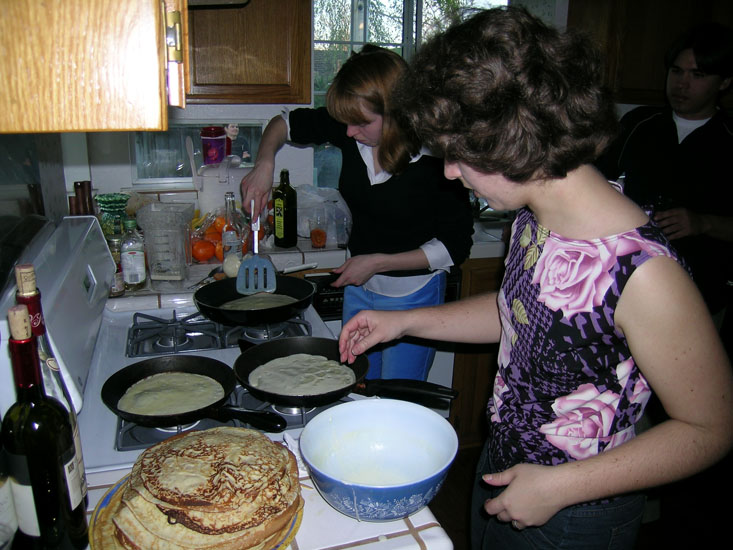 maslenitsa in Yan's house