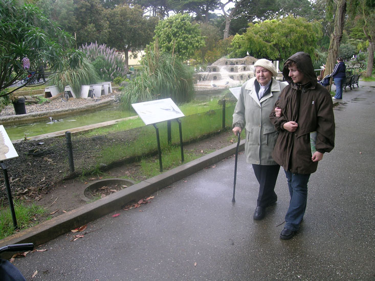 SF Zoo trip with babushka Anya