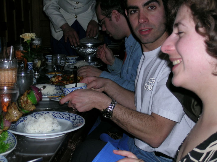 Sasha Fishkin BD in Khan Toke Thai House 
