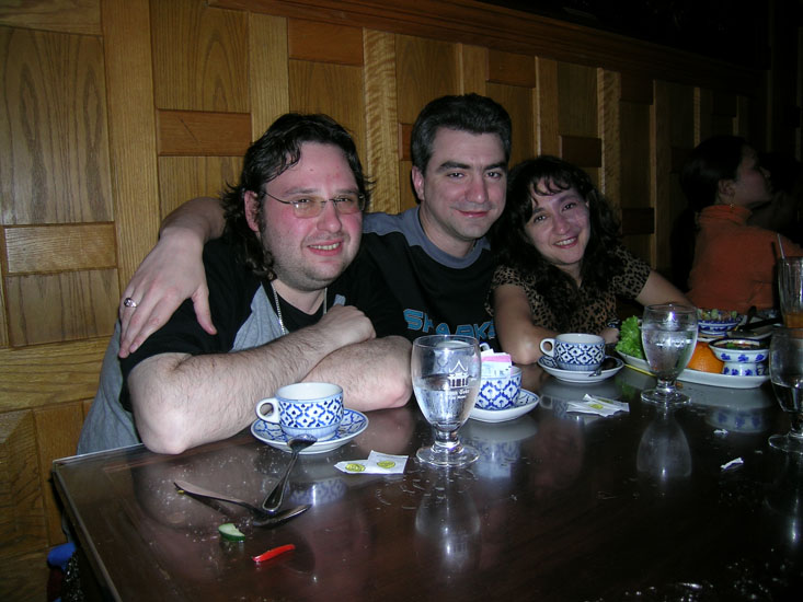 Sasha Fishkin BD in Khan Toke Thai House 